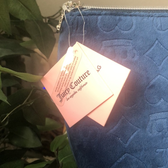 NWT JUICY COUTURE LARGE VELVET POUCH - Picture 4 of 4